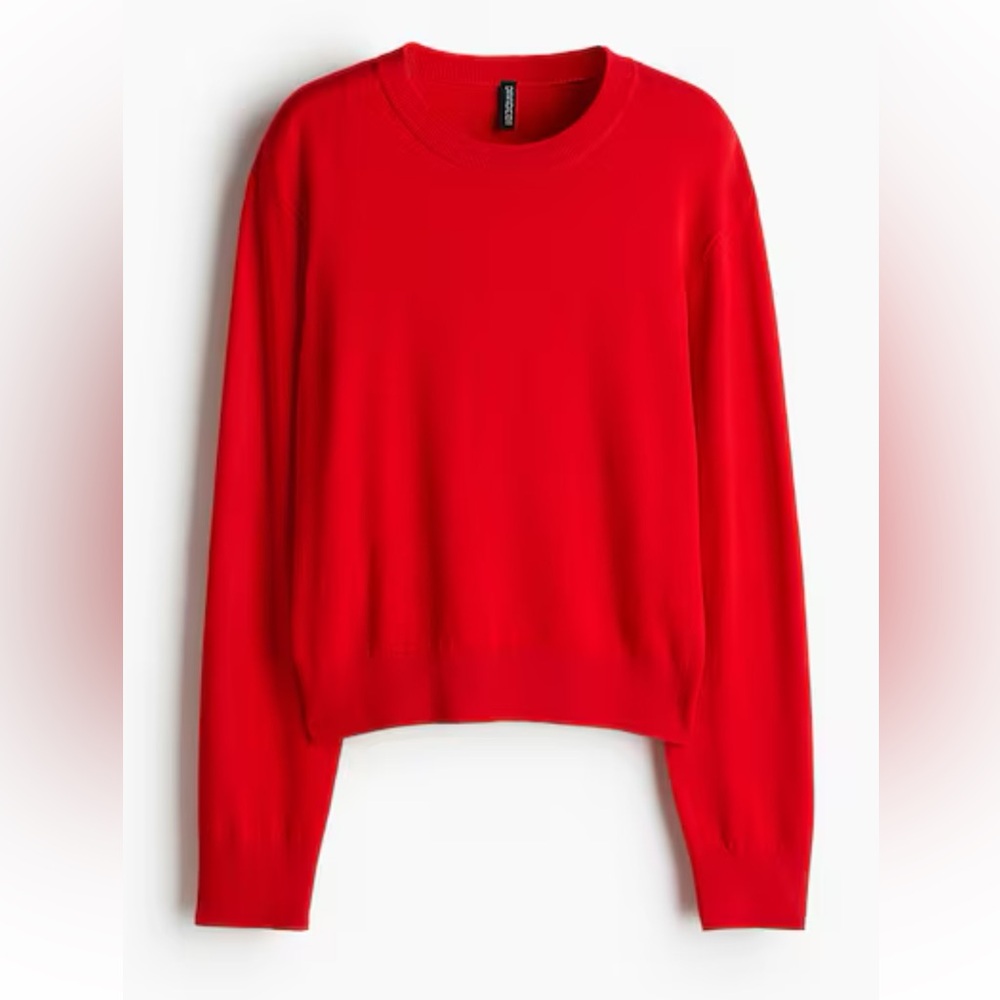 Red Crewneck Sweater